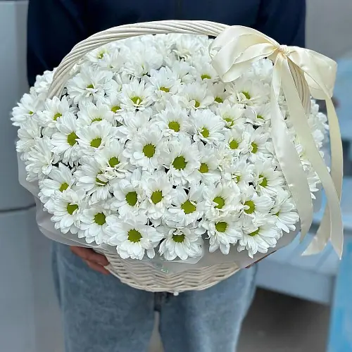 29 Хризантем в Корзине
