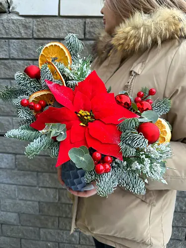 На фото №2 Новогодняя композиция 