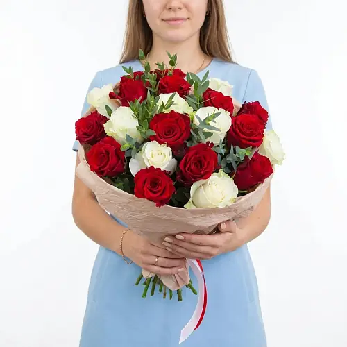 Композиция "Клубника со сливками"