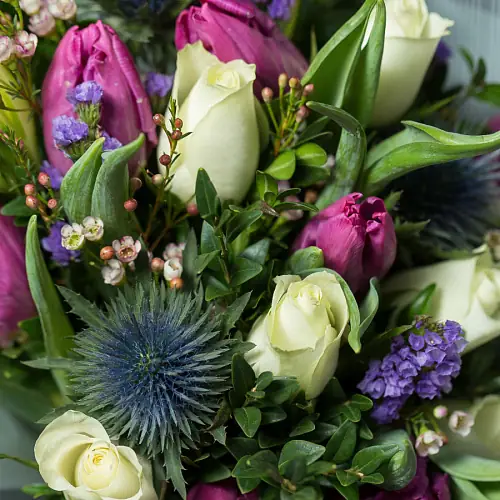 На фото №3 Букет "Голубая Дымка"